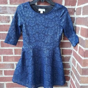 Blue super cute size 8 girls dress